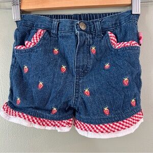 Vintage Strawberry Shortcake Jean Shorts